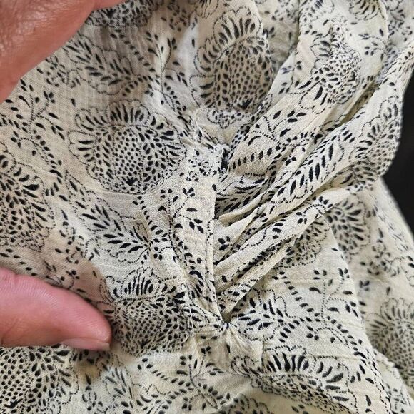 Ba&sh Women's Top Size L Wrap Long Sleeve Boho Blouse - Picture 9 of 14